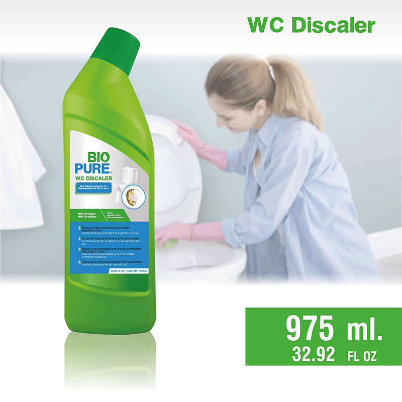 Biopure - Kit Gel limpiador de WC 2 en 1-100% ecológico (1.95 litros).