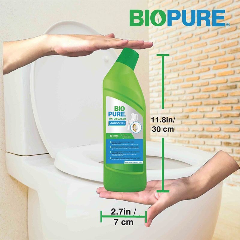 Biopure - Kit Gel limpiador de WC 2 en 1-100% ecológico (1.95 litros).