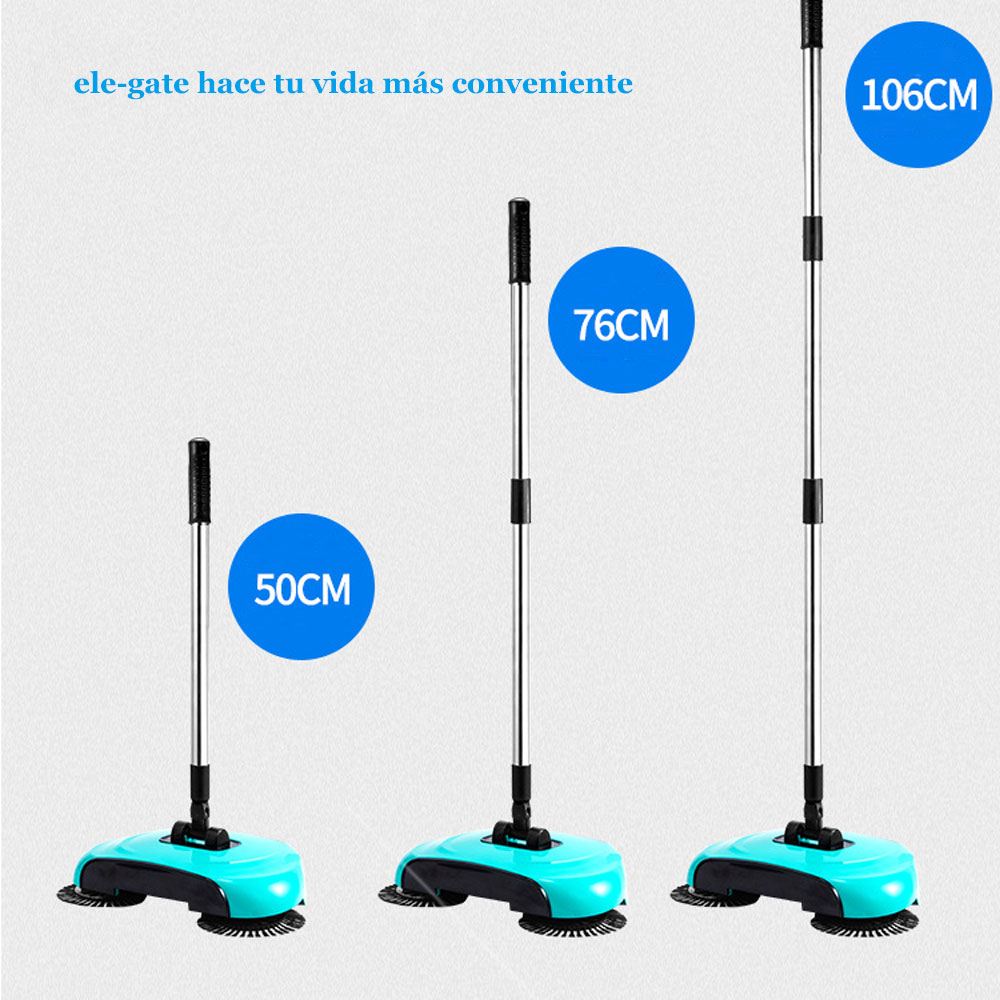 Escoba Barredora Mágica Aspiradora Manual Recogedor Basura.
