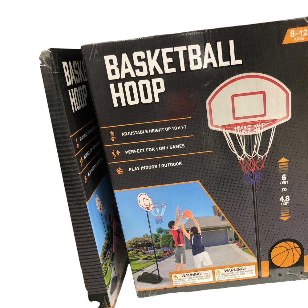 Canasta de basketball para ninos ajustable hasta 6 pies de altura