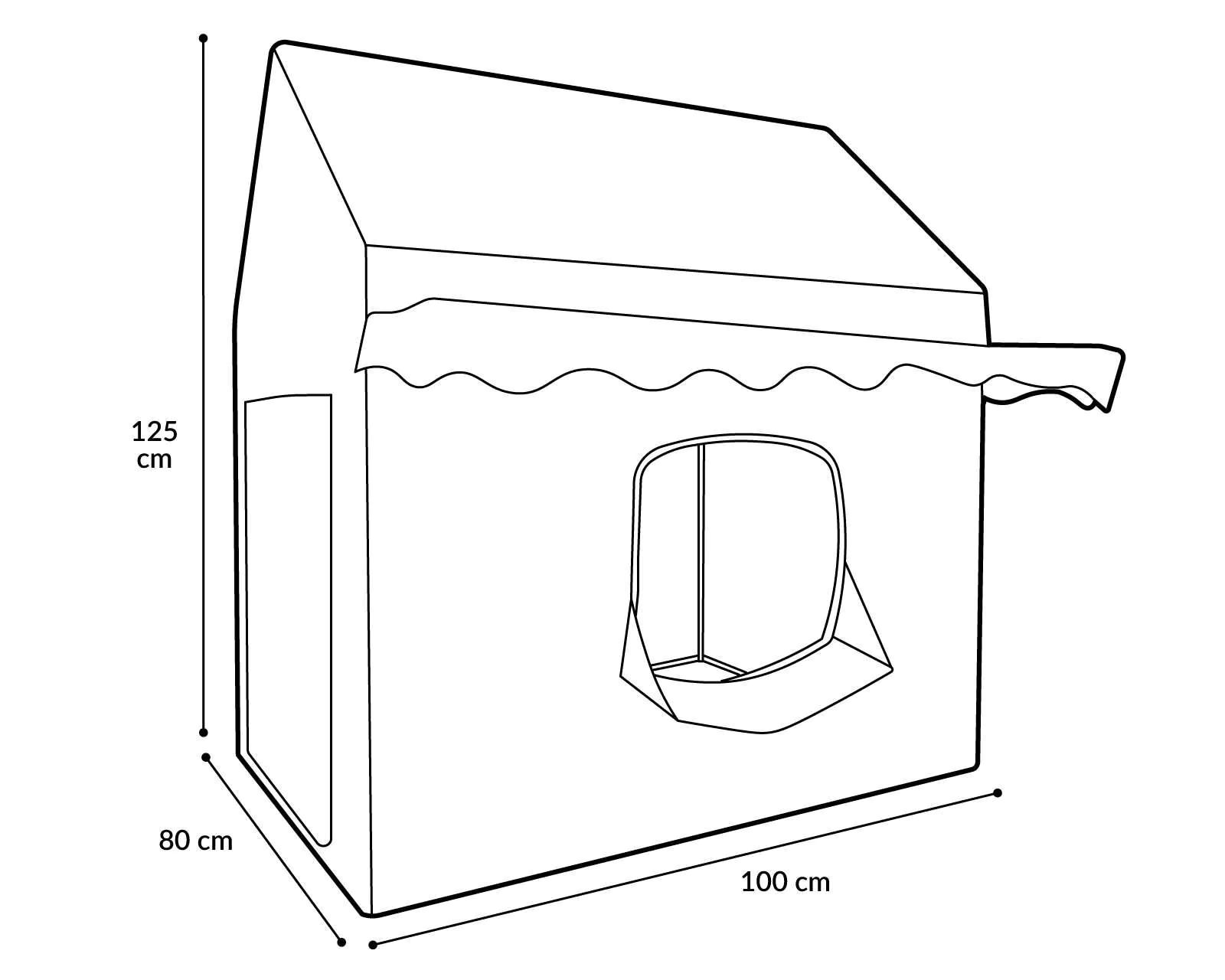 casa de campaña infantil My Little Pony.