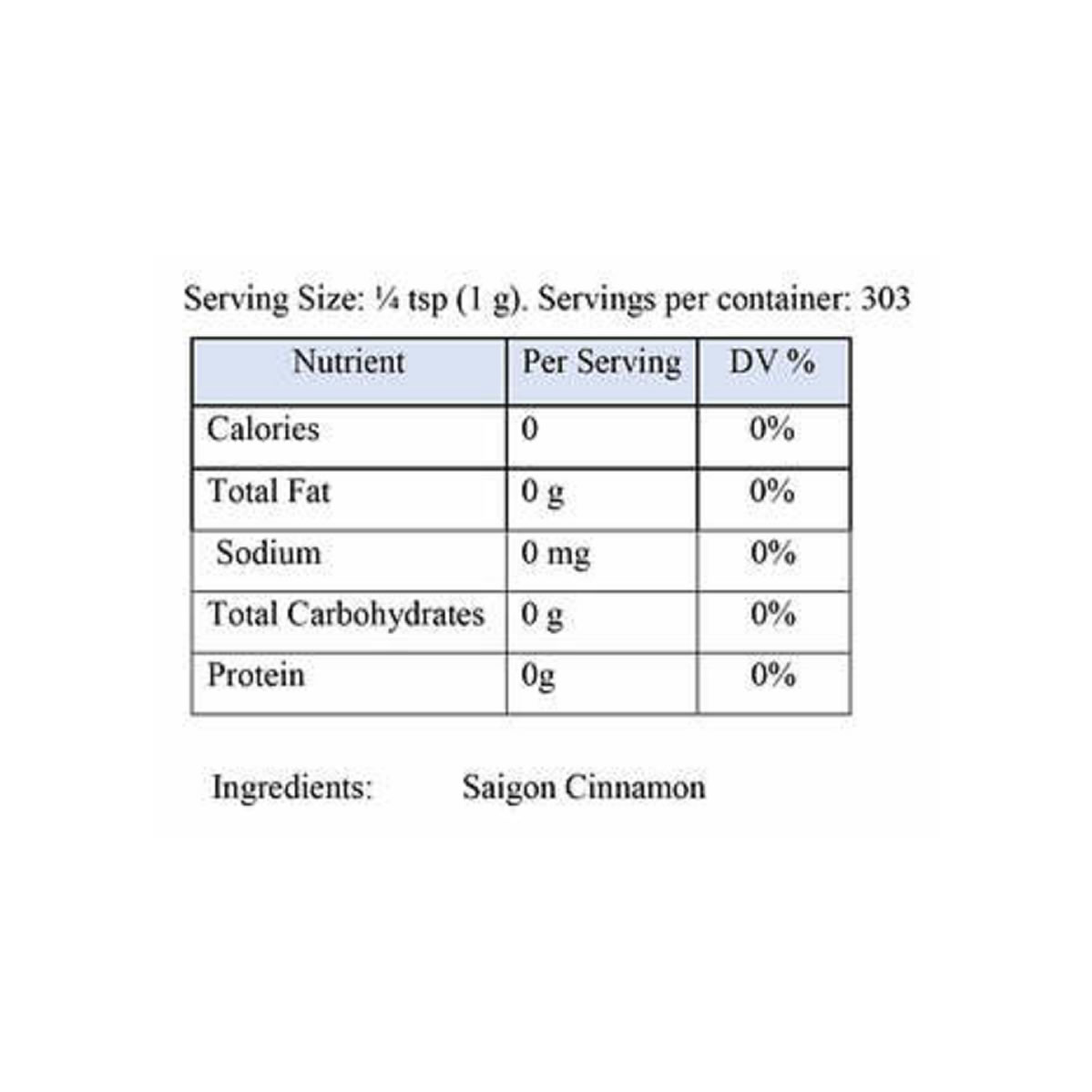 Canela Molida Saigón Kirkland Signature 303 g.