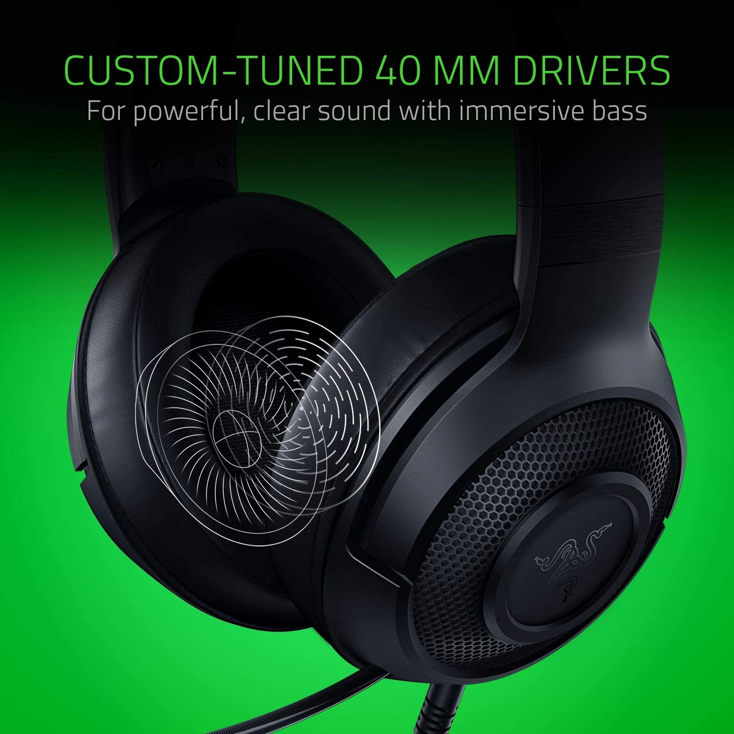 Audífonos Gamer Razer Kraken X Lite Black