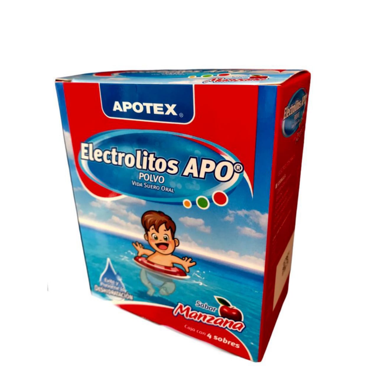 Electrolitos orales, caja C/4 sobres de  28.3g