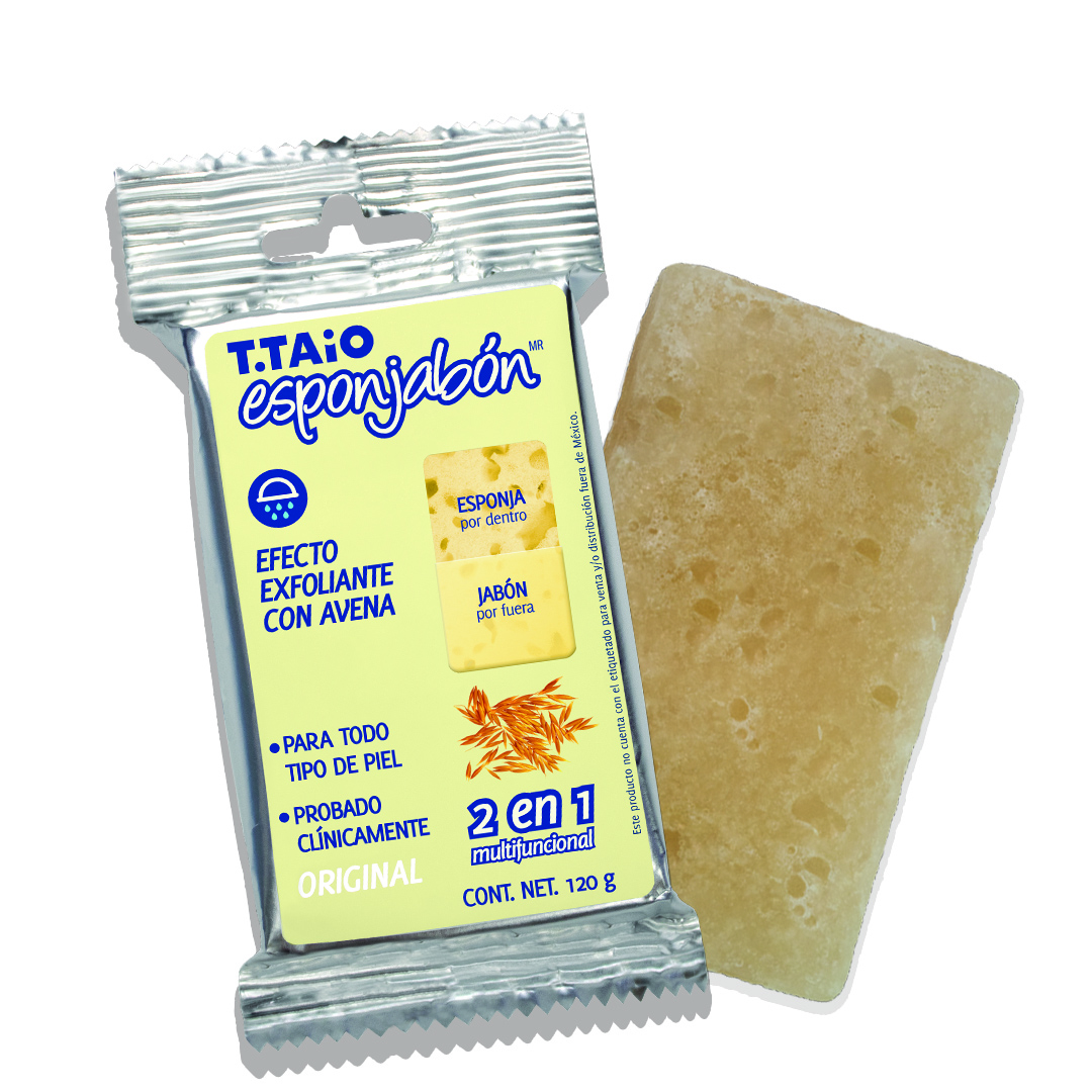 Esponjabon Avena Exfoliante 10 Piezas 120gr c/u