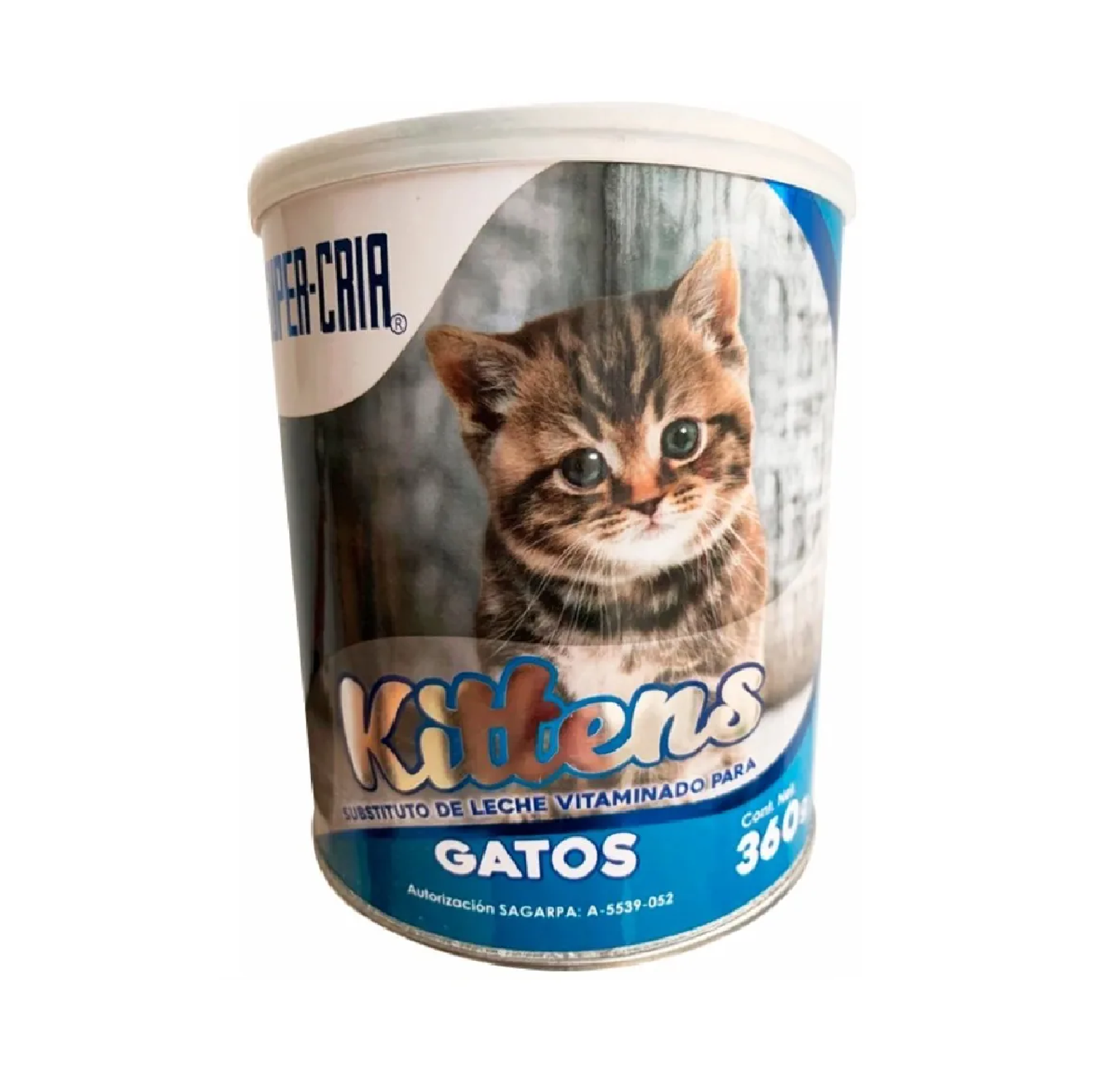 Sustituto de Leche Vitaminado Kitten's Super-Cria 360gr