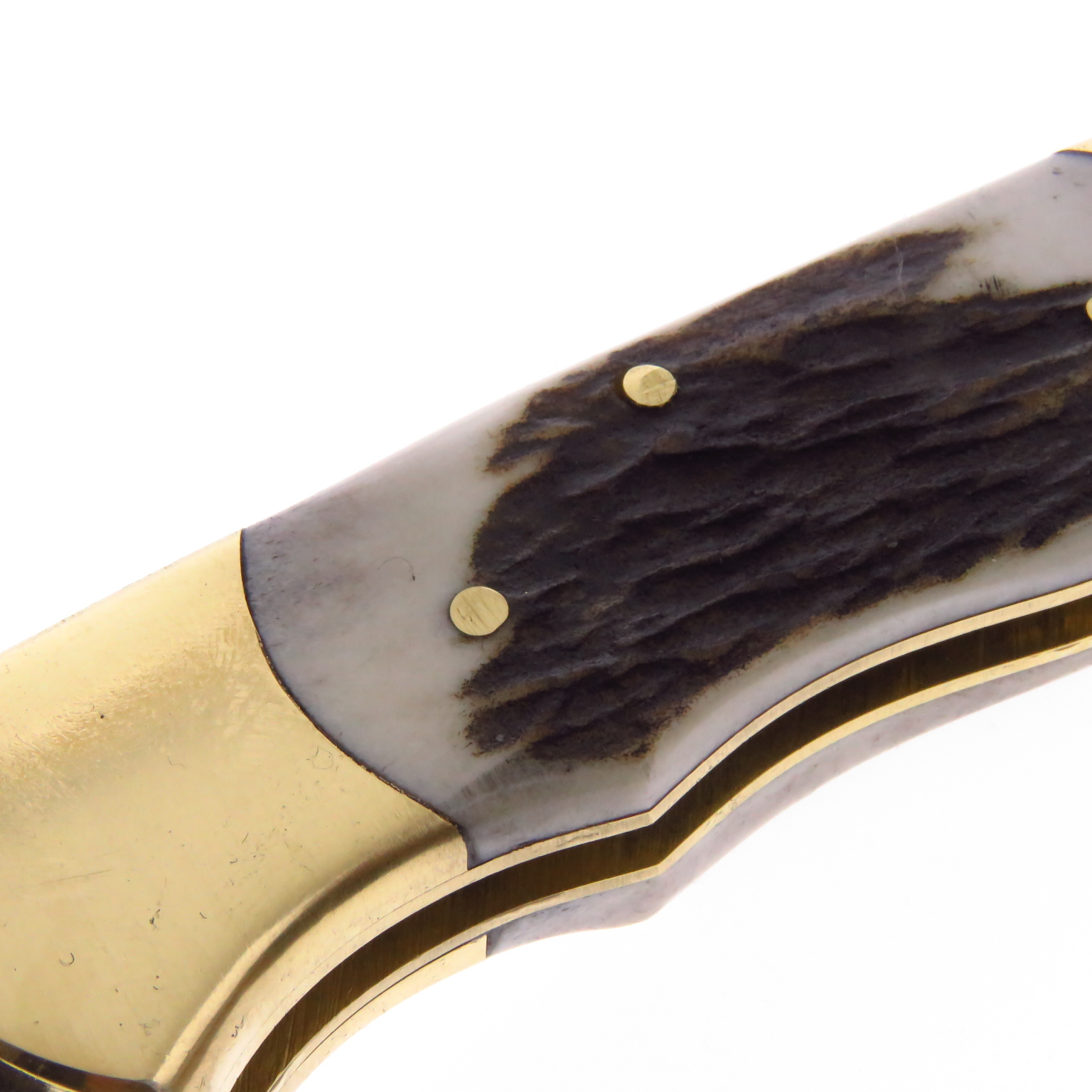 Dm1162Sg Dm Navaja De Caceria Acero Damasco Asta De Venado.