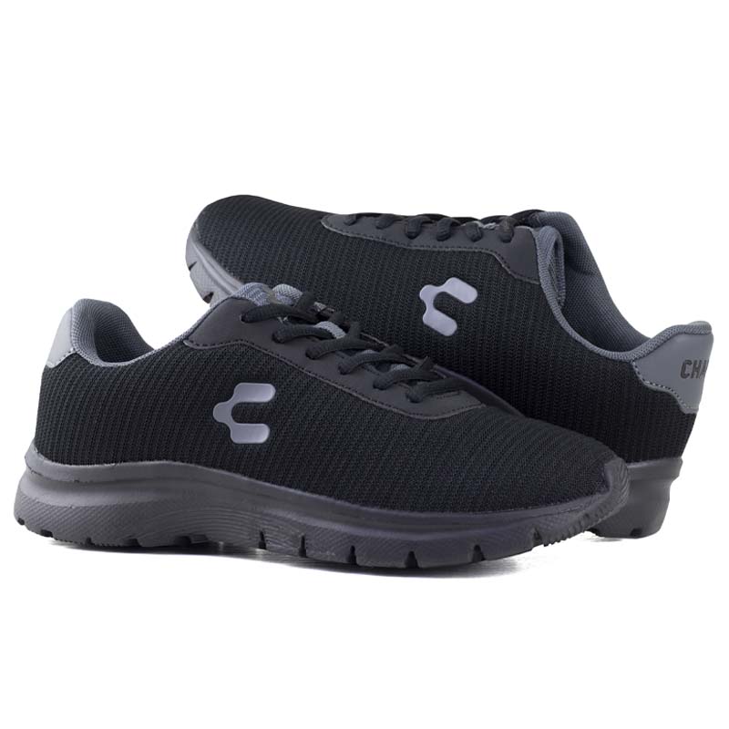 TENIS CHARLY RUNNING SPORT LIGHT 1086017 NEGRO OXFORD UNISEX