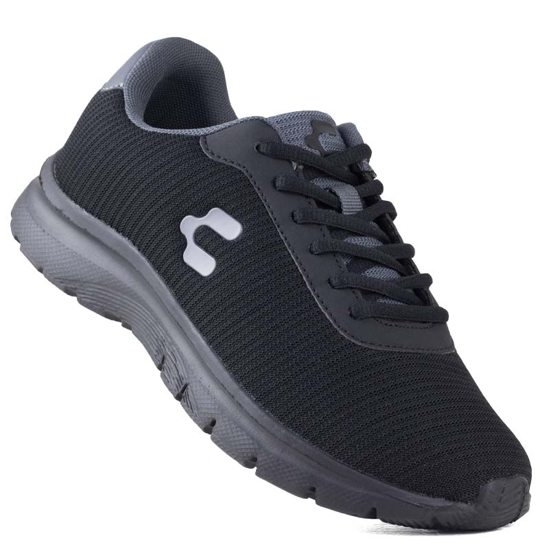 TENIS CHARLY RUNNING SPORT LIGHT 1086017 NEGRO OXFORD UNISEX