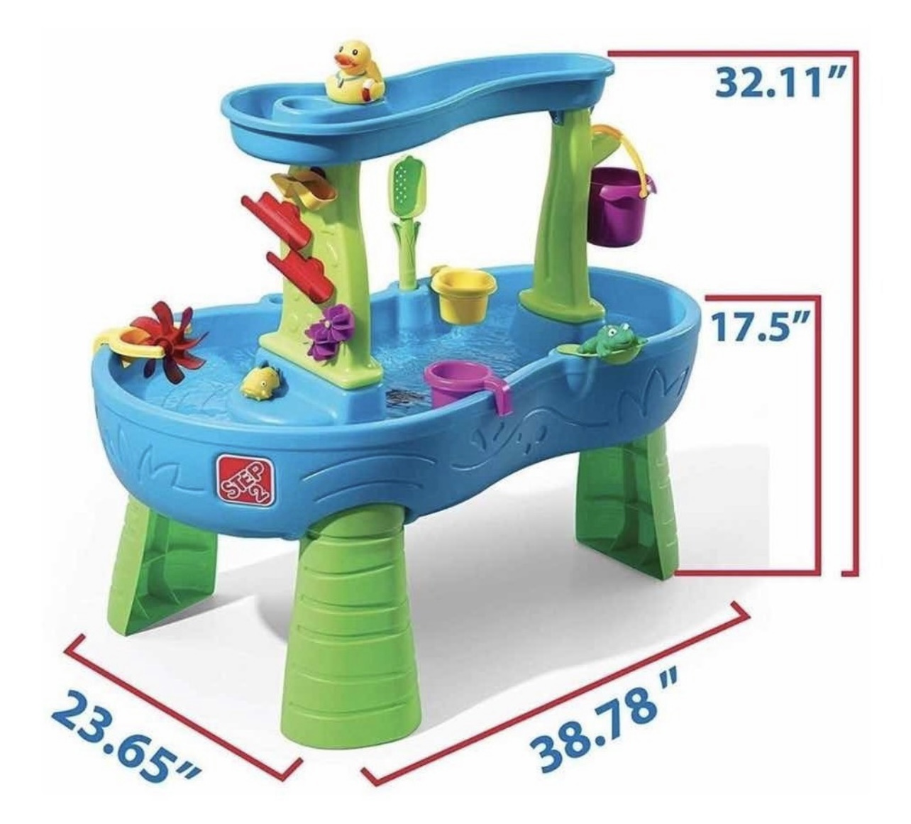 Centro De Juegos Step2 Rain Showers Splash Pond Water Table