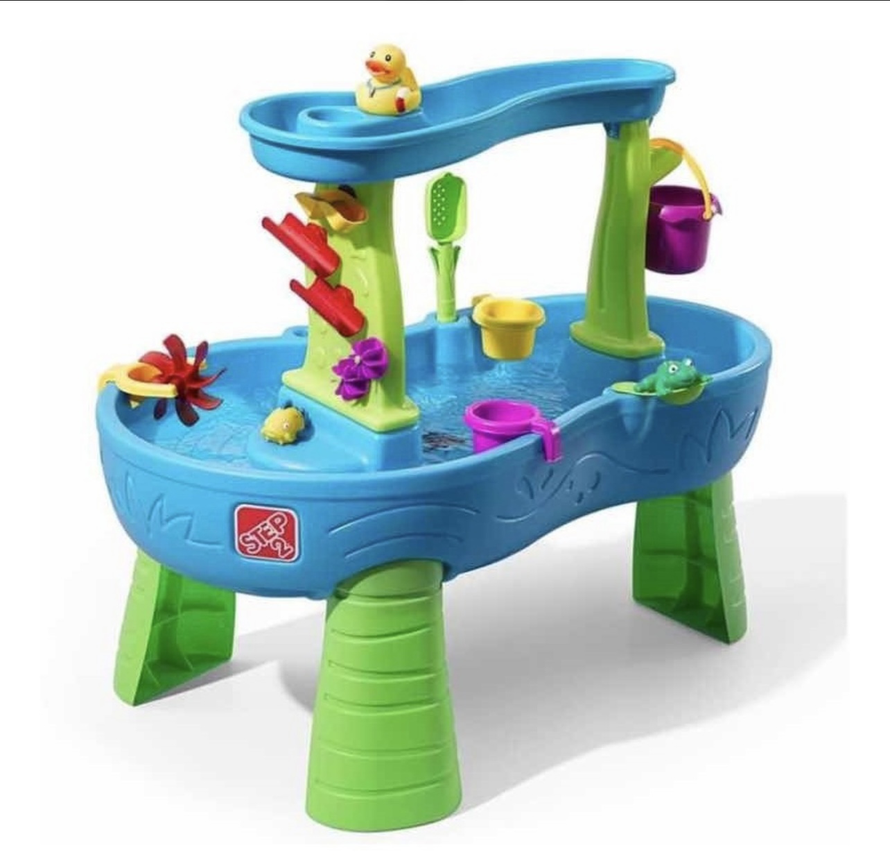 Centro De Juegos Step2 Rain Showers Splash Pond Water Table