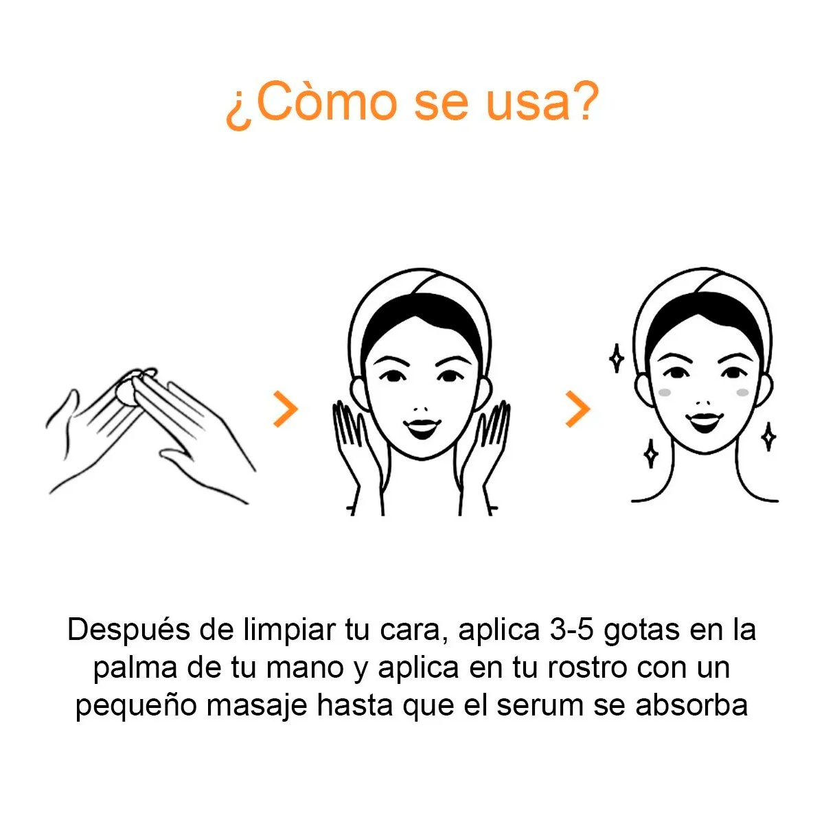 Colágeno Vitamina C Ácido Hialurónico Anti-Acne Set Facial 5 Piezas Antiedad