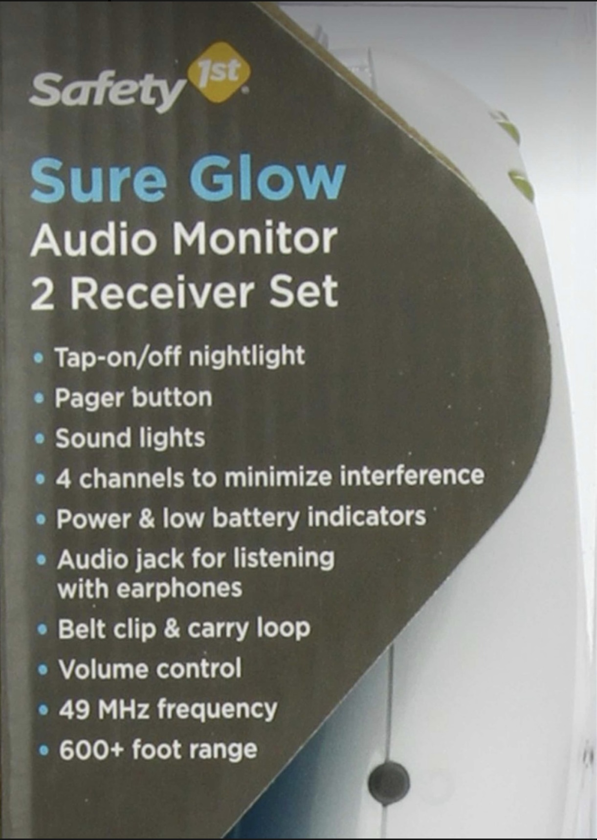 Safety 1st Monitor Audio Con Luces/2 Receptores