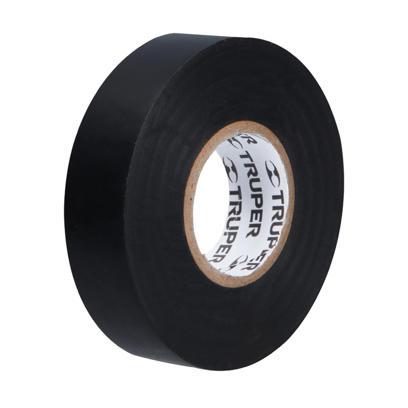 Cinta de aislar, 18 m x 19 mm Color Negra