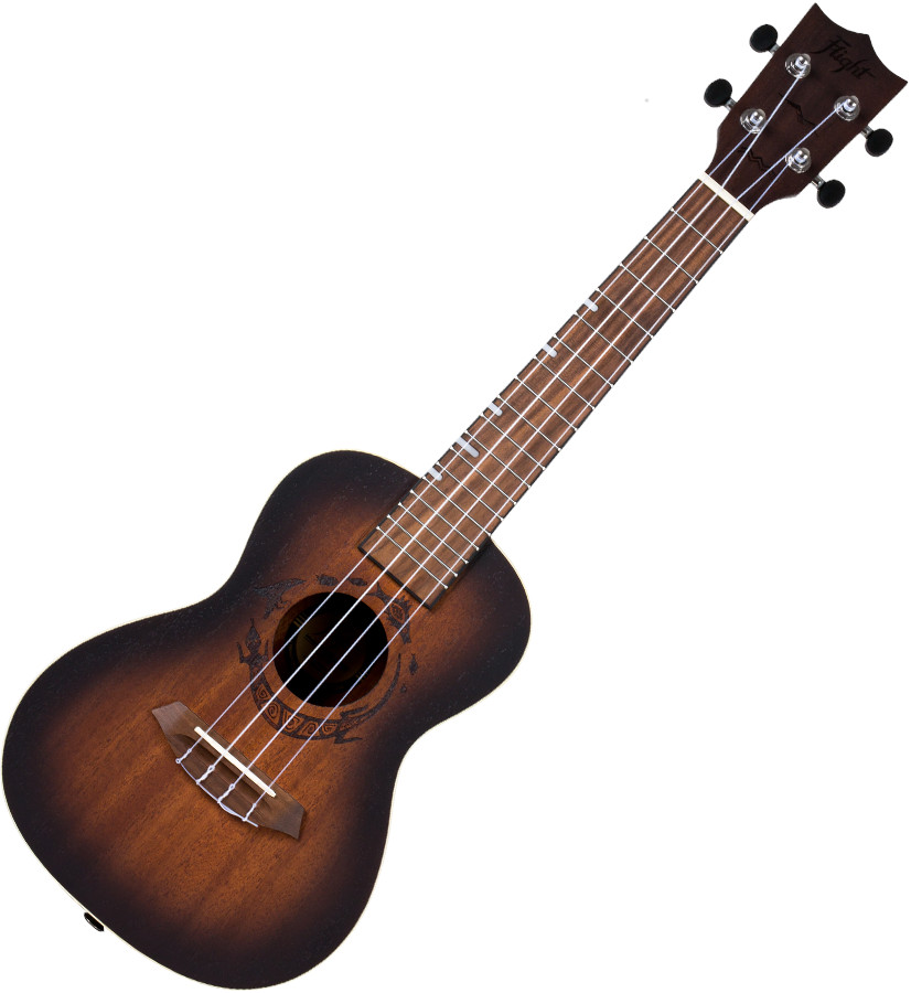 Flight Duc380 Amber - Ukelele Acústico Tamaño Concierto