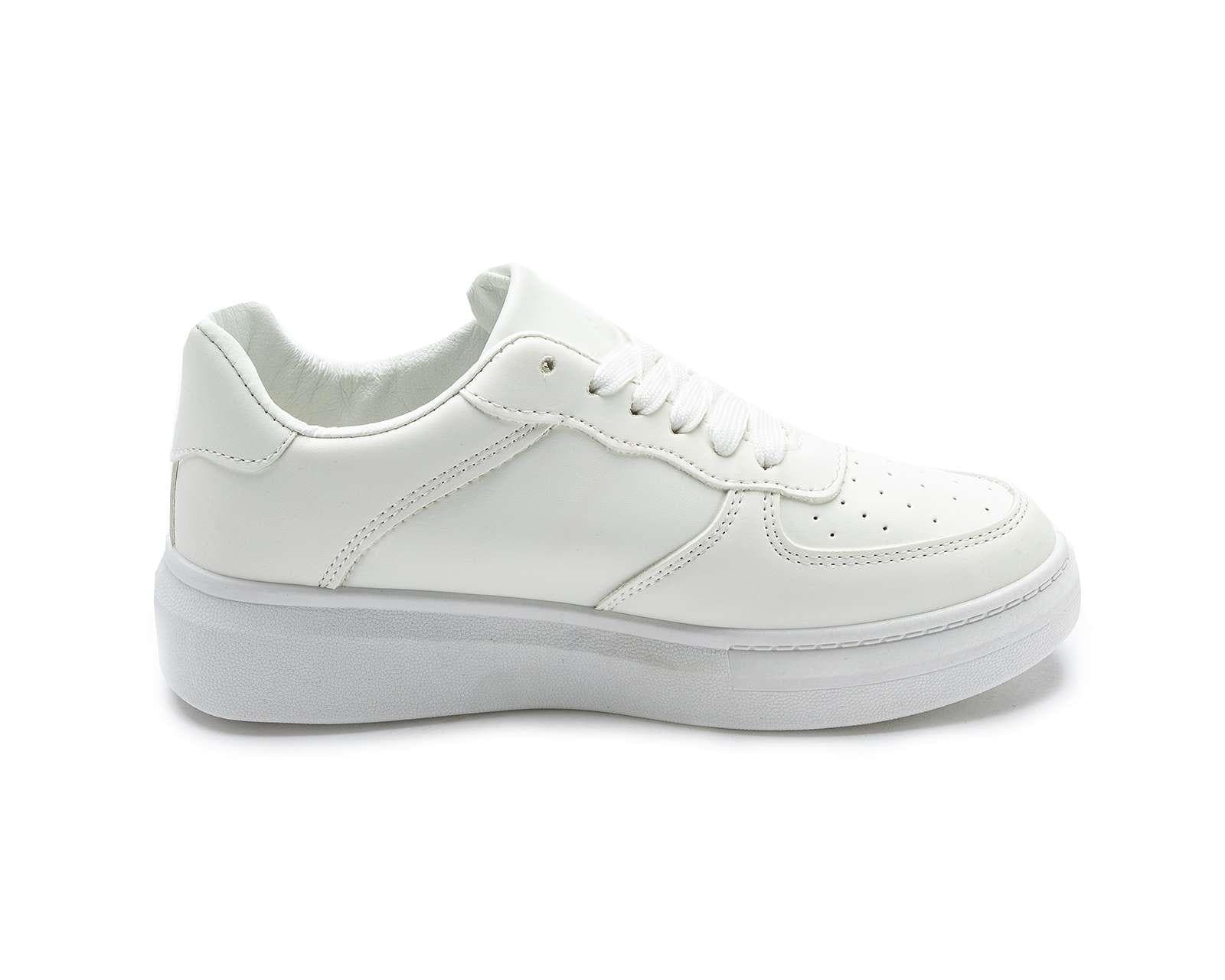 Tenis Casuales Color Blanco Marca18 Forever para Mujer