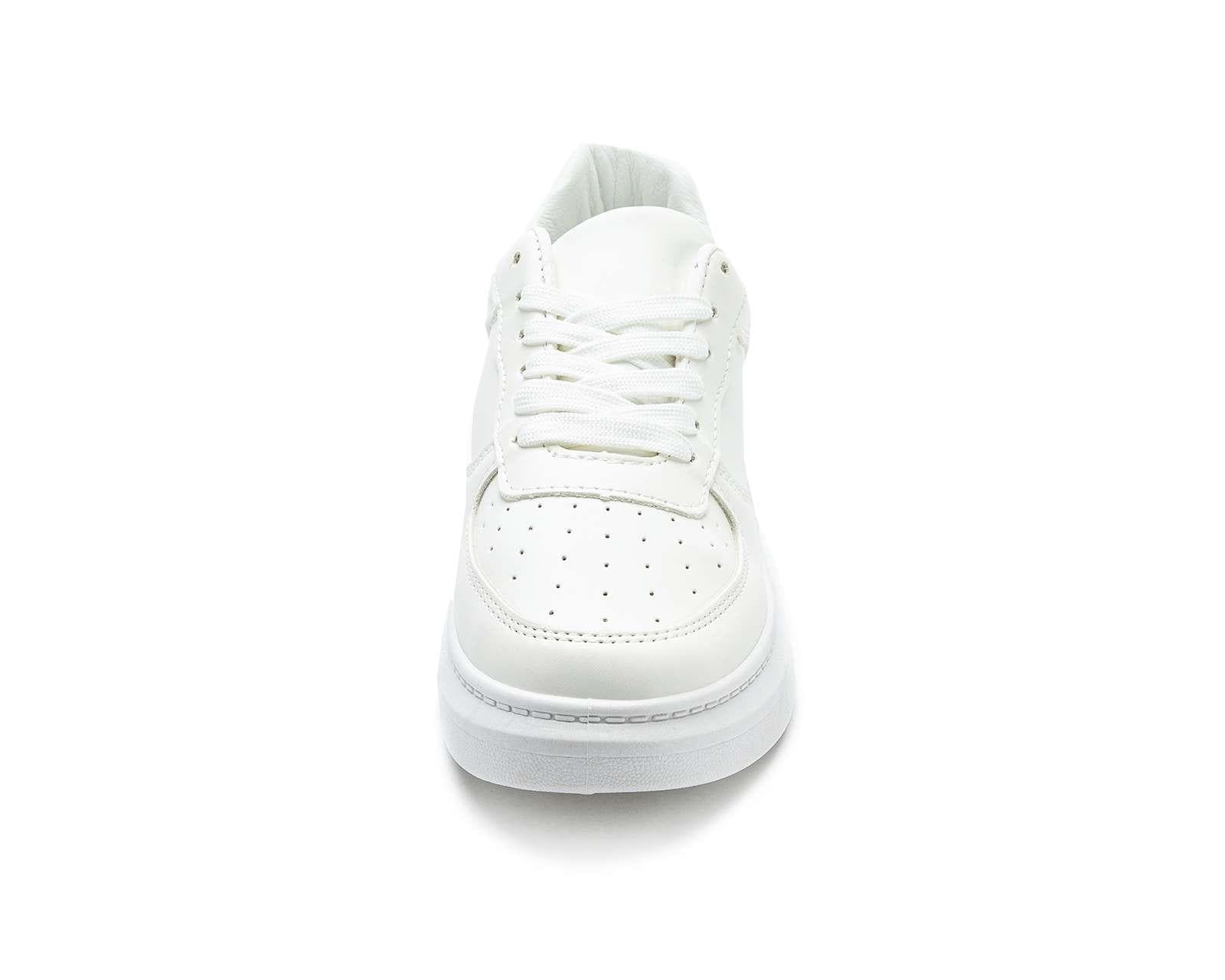 Tenis Casuales Color Blanco Marca18 Forever para Mujer