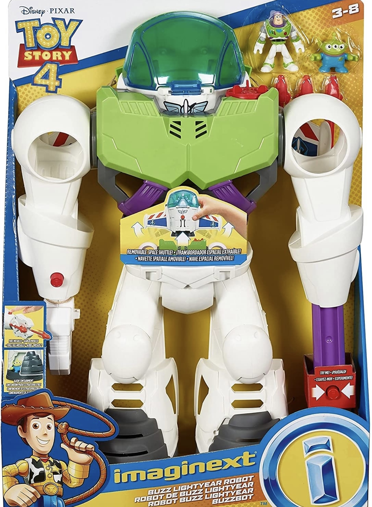 Imaginext Toy Story 4 Juguete Buzz Bot