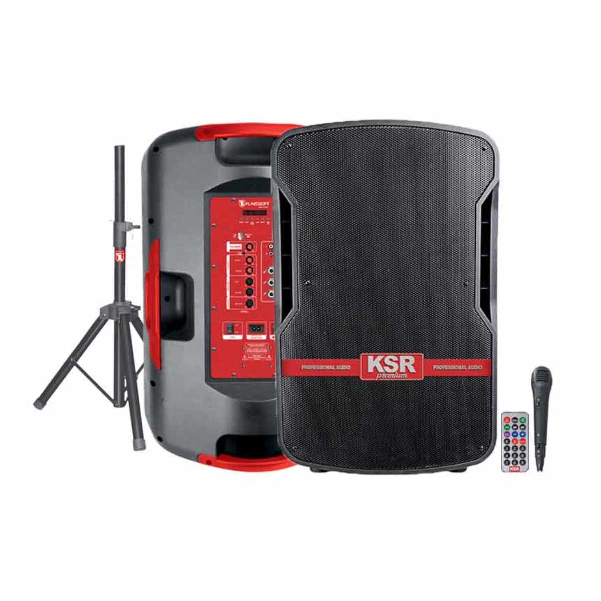BAFLE AMPLIFICADO KAISER MSA-9015SUP 15" C/TECNOLOGÍA KSR-LINK ENDY6