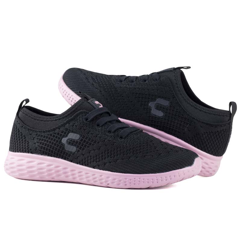 TENIS URBANO CHARLY SP WALKING RUNNING 1049940 NEGRO ROSA