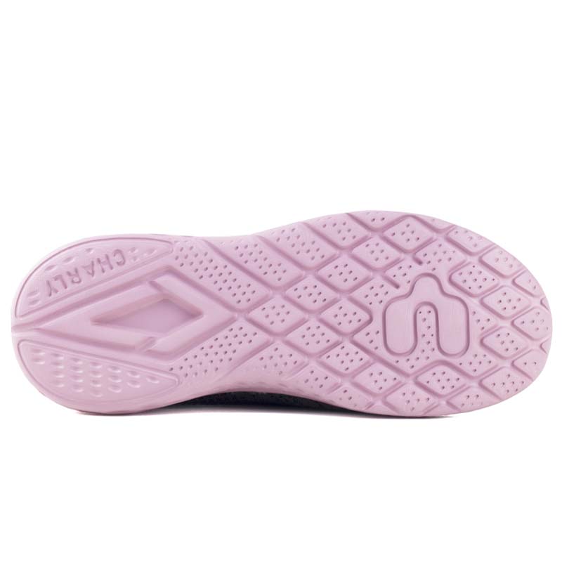 TENIS URBANO CHARLY SP WALKING RUNNING 1049940 NEGRO ROSA