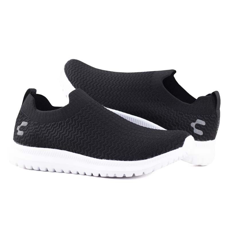 TENIS CHARLY ESTILO CALCETÍN WALKING RELAX 1049950 NEGRO