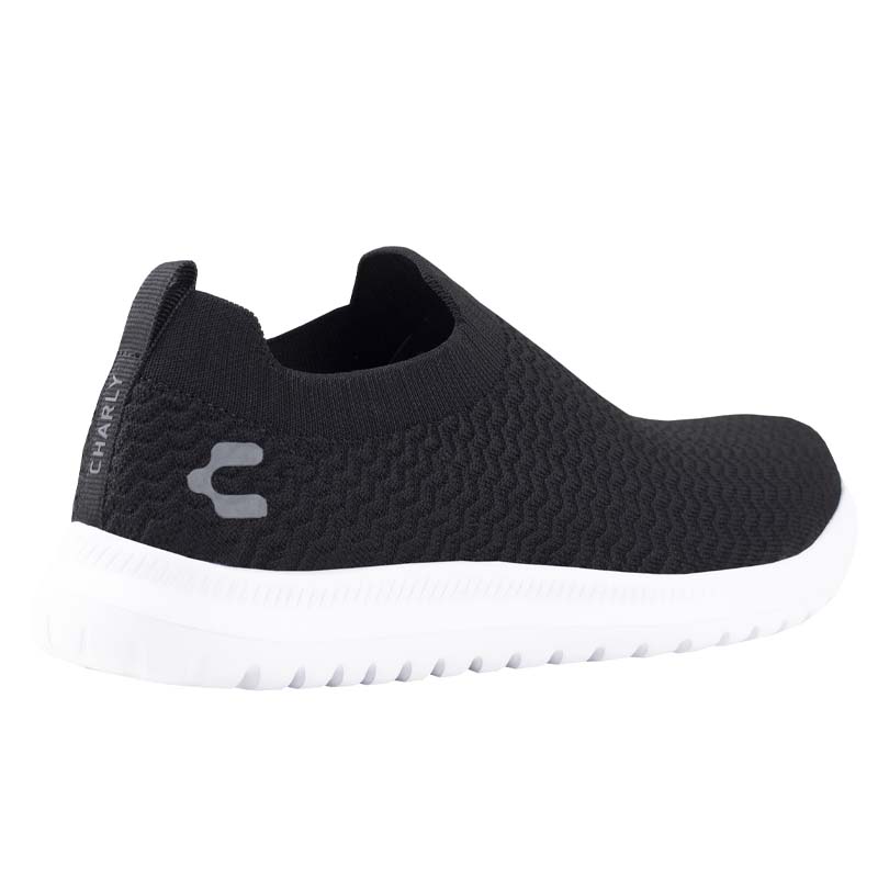 TENIS CHARLY ESTILO CALCETÍN WALKING RELAX 1049950 NEGRO