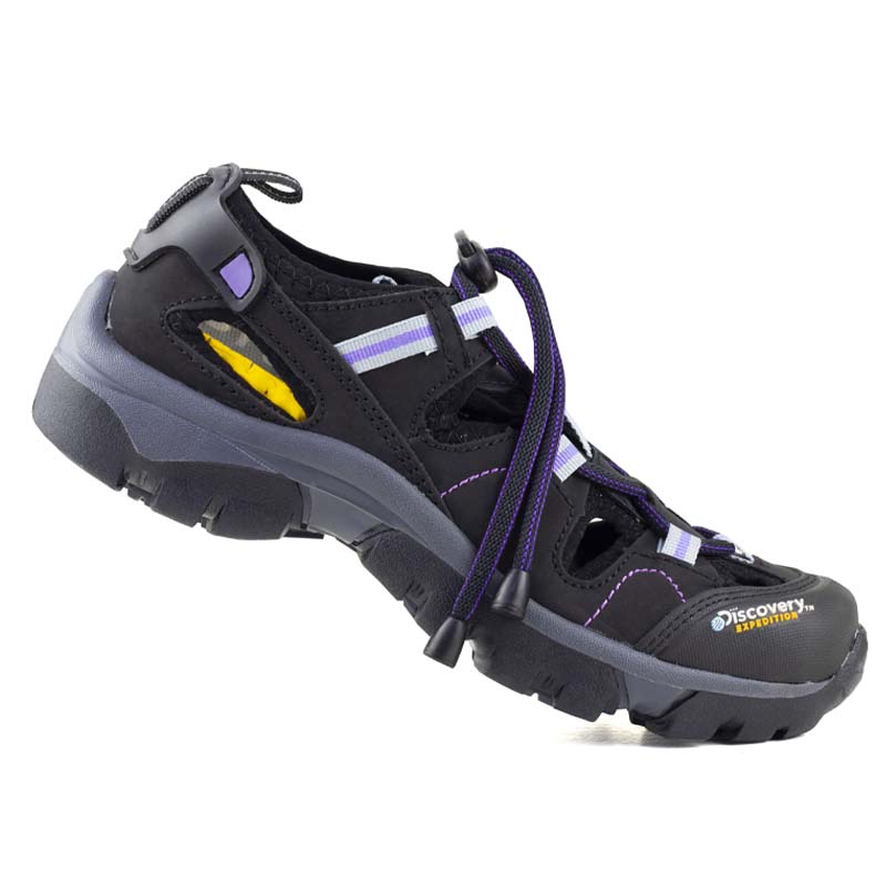 SANDALIA DISCOVERY PARA MUJER OUTDOOR 2501 NOBUCK NEGRO