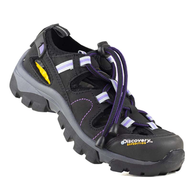 SANDALIA DISCOVERY PARA MUJER OUTDOOR 2501 NOBUCK NEGRO