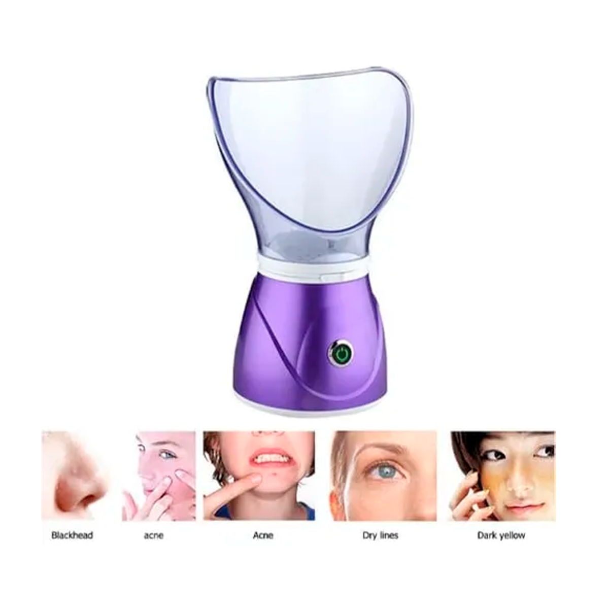 Mascarillas, Colágeno, Vaporizador Facial Spa, Removedor De Puntos Negros, Set Limpieza Y Cuidado Facial