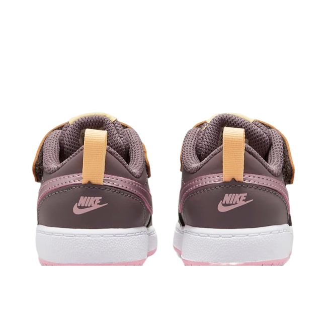 TENIS DE BEBE COURT BOROUGH LOW 2 MORADO-GRIS BQ 5453-200 ORIGINALES
