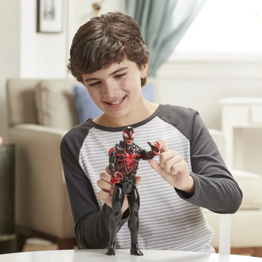 Marvel Titan Hero Venom - Figuras De Acción- Miles Morales Spider Man
