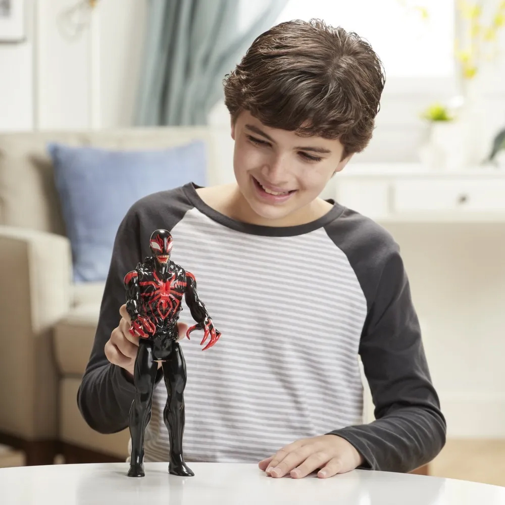 Marvel Titan Hero Venom - Figuras De Acción- Miles Morales Spider Man