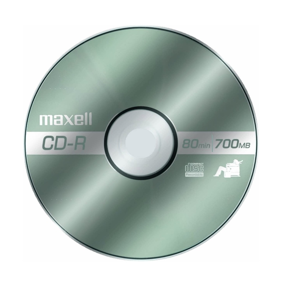 Maxell Disco Compacto CD-R / 48X / 700MB / Paquete con 50 Piezas / 648250