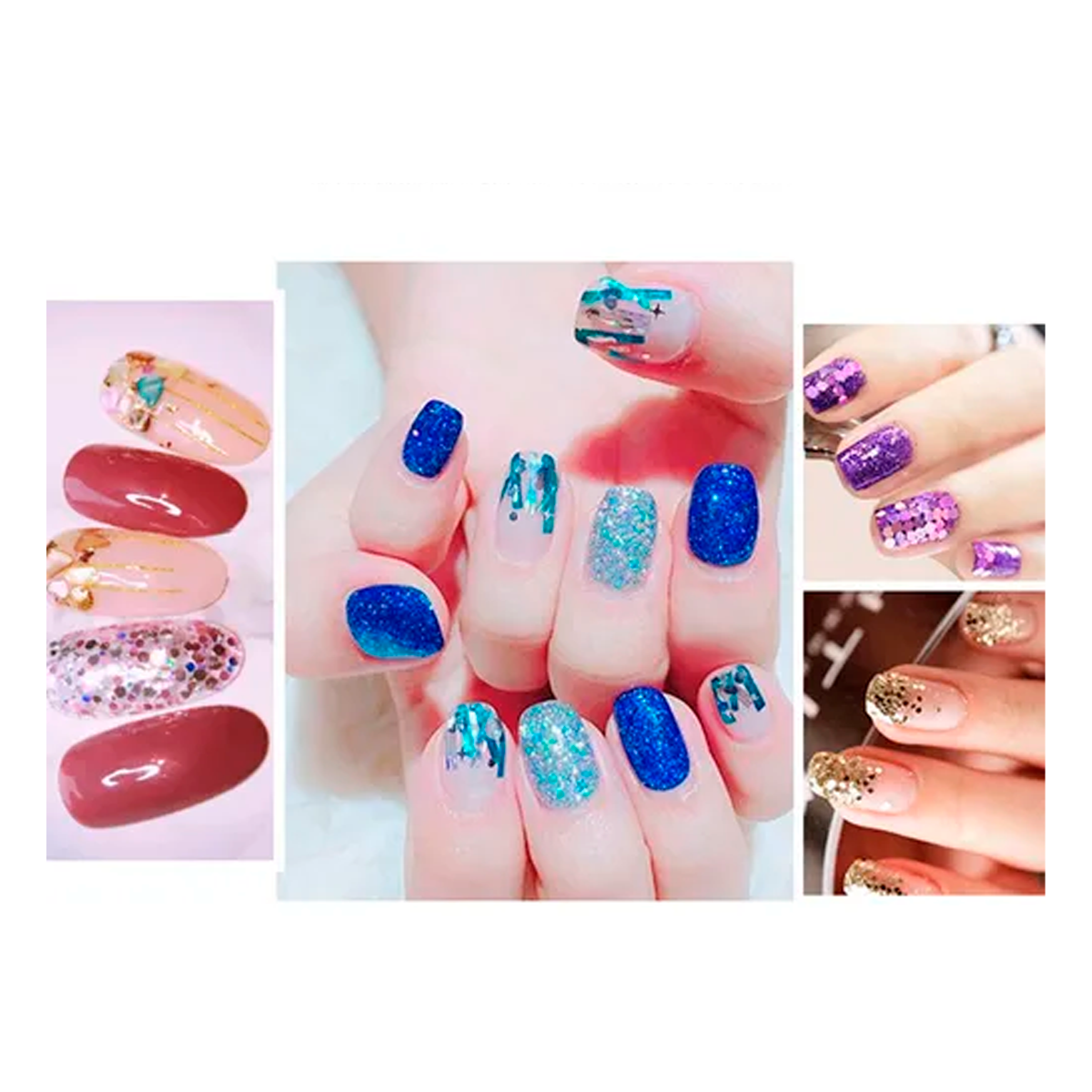 Uñas Decoración Lentejuelas Para Uñas Surtido Mixto 36 Colores Manicura