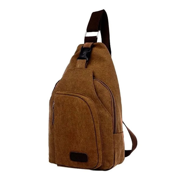 Zen Zen Mariconera Pechera Mochila Hombro Versátil Material Canvas