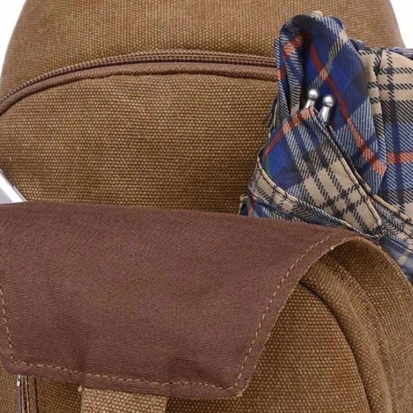 Zen Zen Mariconera Pechera Mochila Hombro Versátil Material Canvas