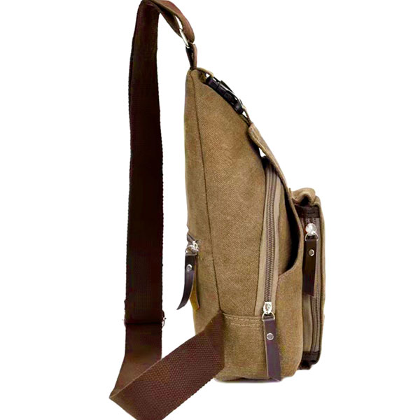 Zen Zen Mariconera Pechera Mochila Hombro Versátil Material Canvas