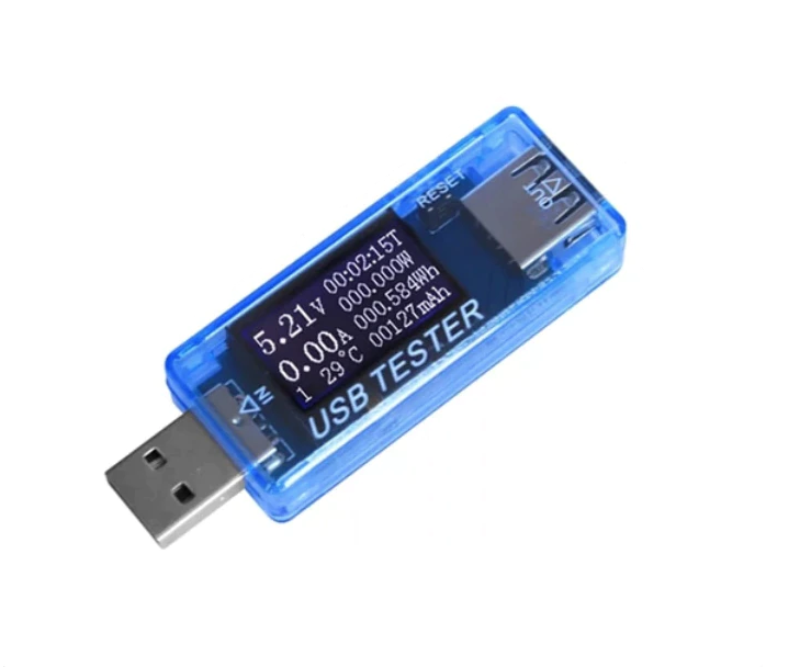Medidor De Corriente Voltaje Amperaje Watts Usb Carga 8 En 1