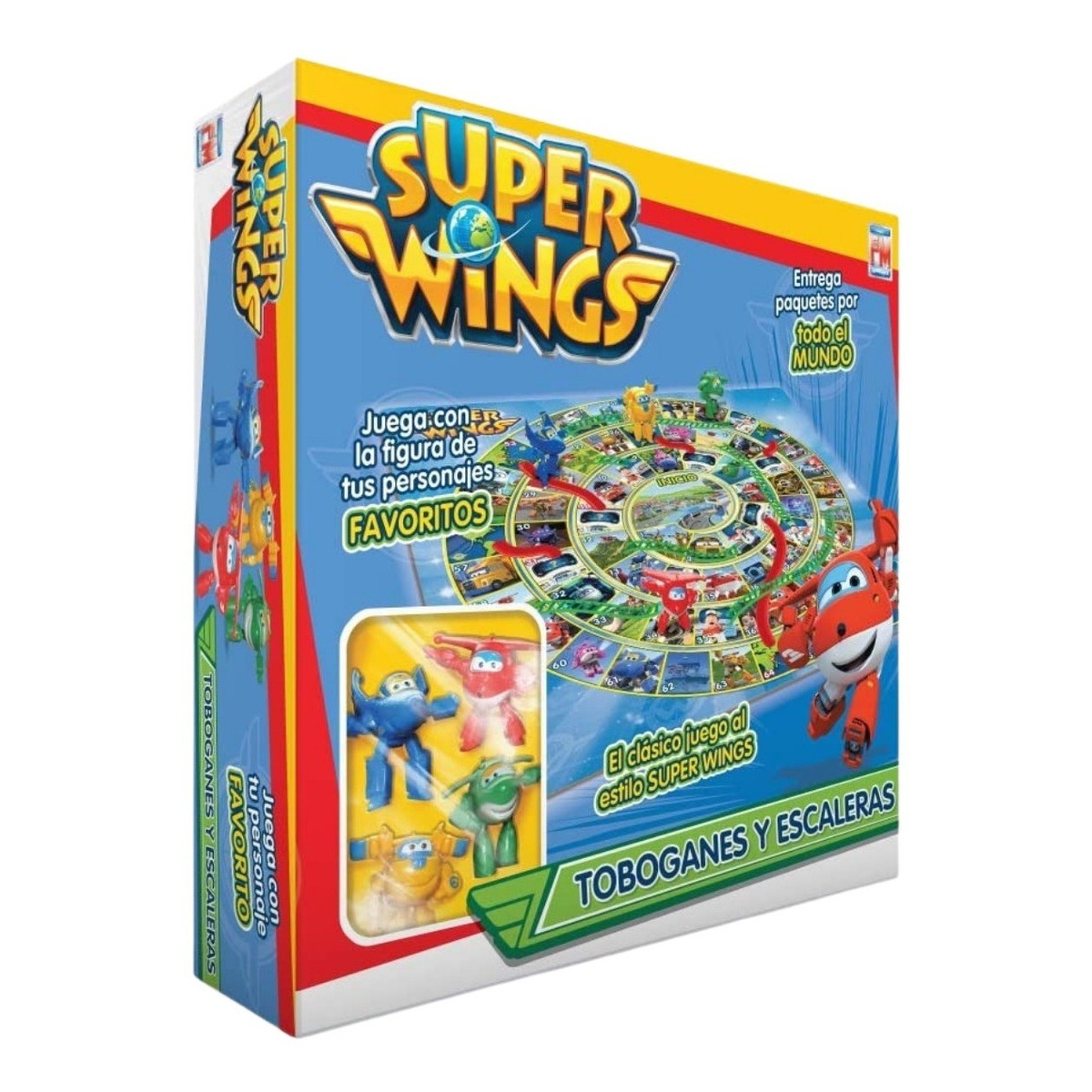 Super Wings Juego De Mesa Toboganes Y Escaleras Fotorama