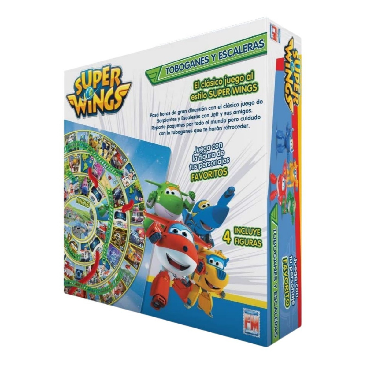 Super Wings Juego De Mesa Toboganes Y Escaleras Fotorama