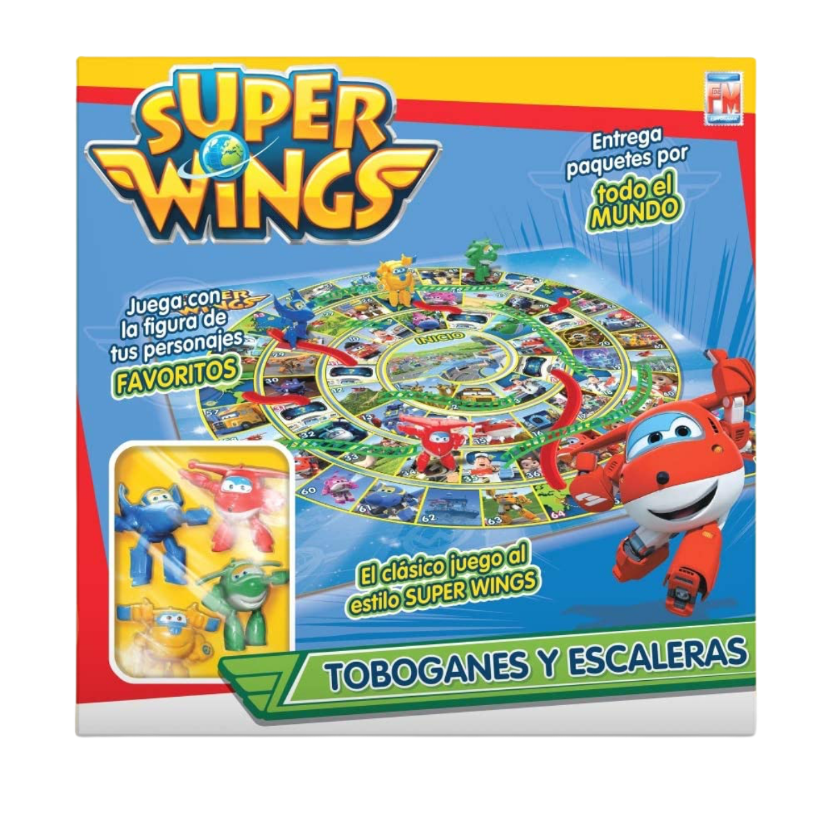 Super Wings Juego De Mesa Toboganes Y Escaleras Fotorama