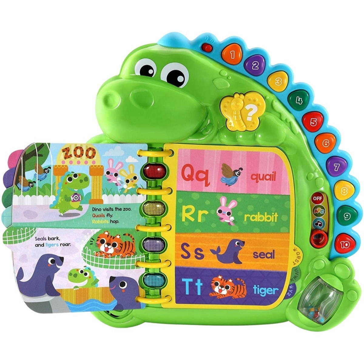 Libro Interactivo Para Niños Un Día Con Dino Leap Frog