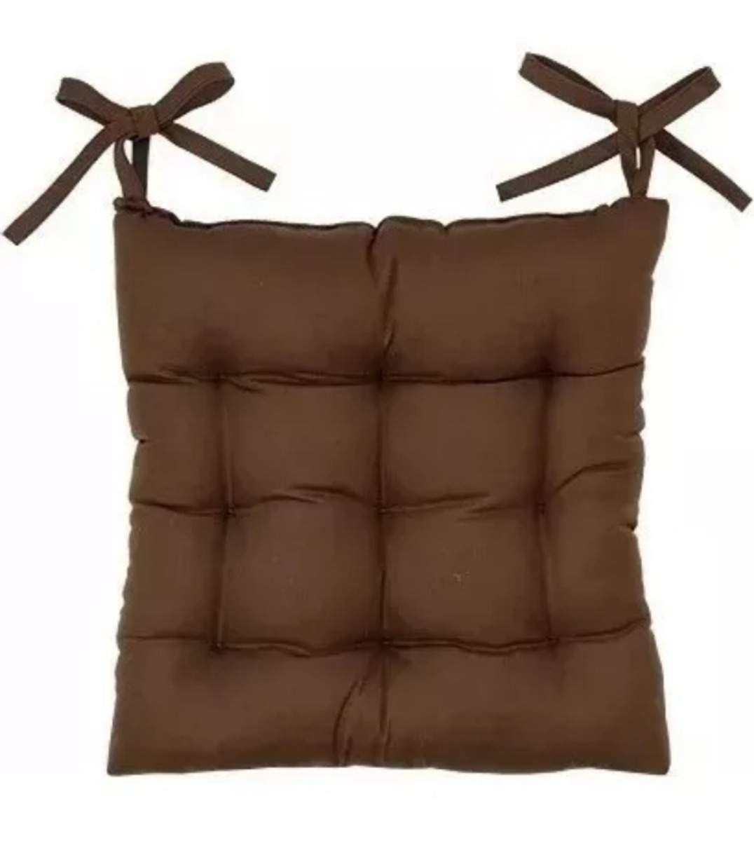 Cojines Para Sillas De Plástico Para Exteriores Chocolate | 6 Piezas