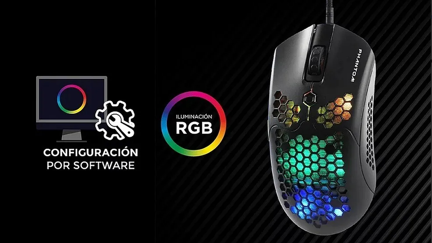 MOUSE NACEB GAMER PHANTOM 