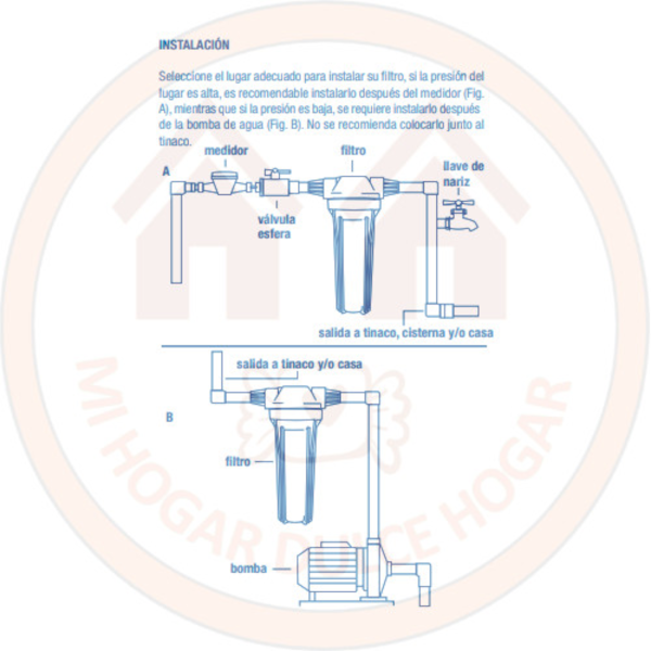 Filtro De Sedimentos | Purifica Cisterna Y Tinacos Rotoplas