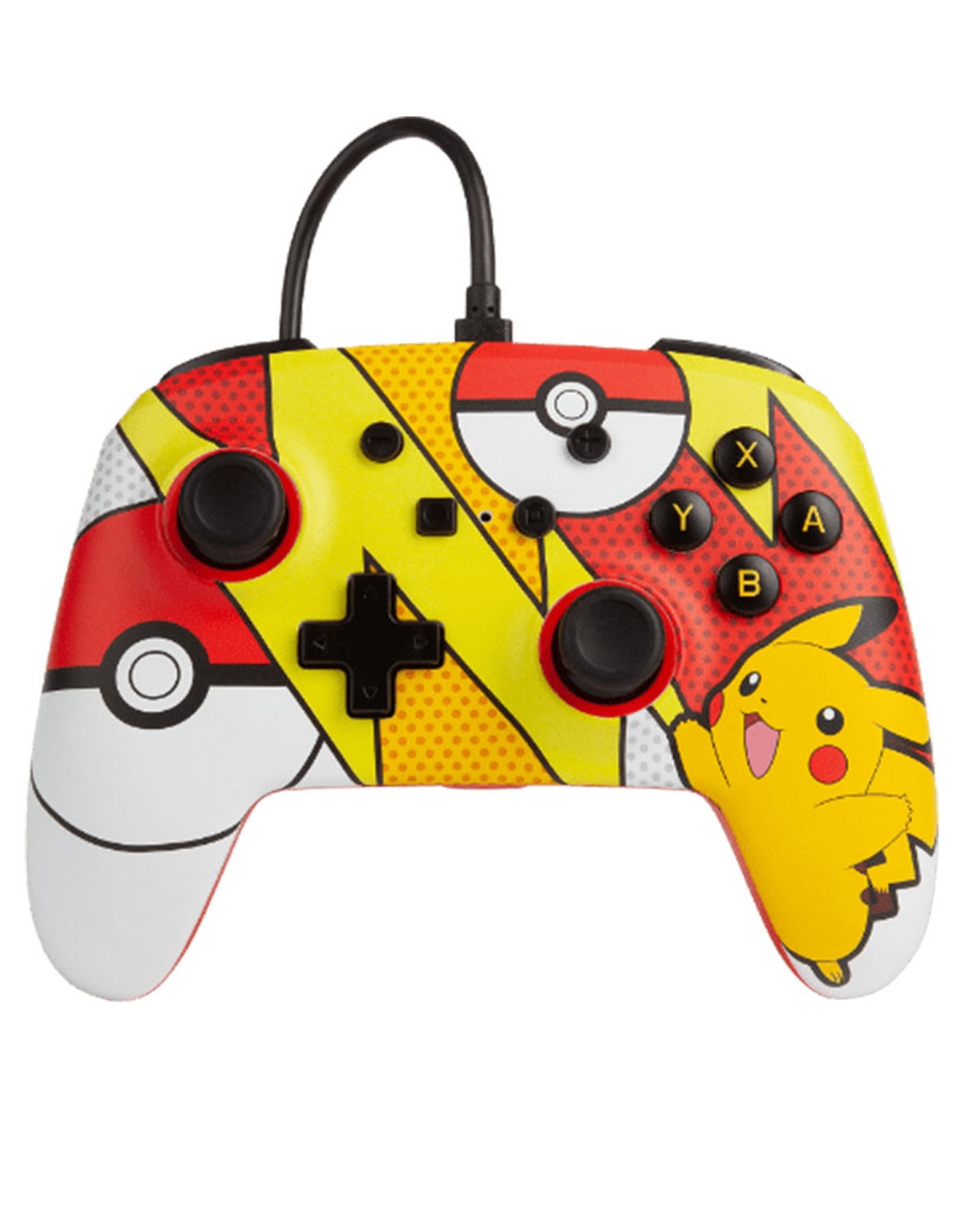 Control Pro Alambrico Power A Switch Pikachu Pop Art Nuevo