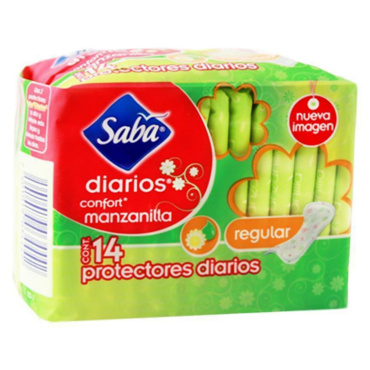 Saba Protectores Diarios, Cont. 14