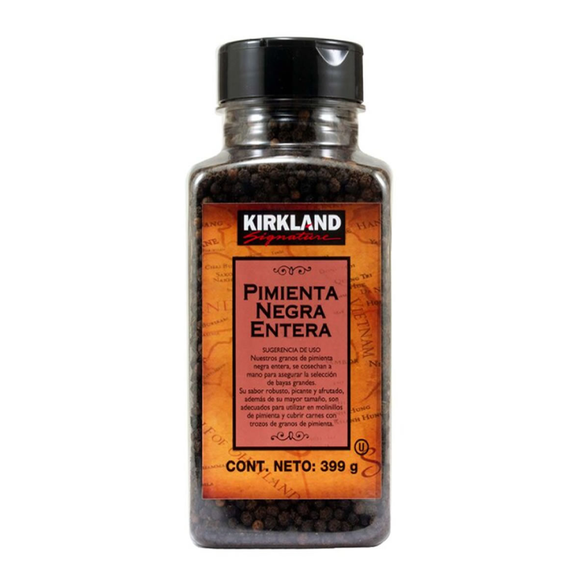 Kirkland Signature Pimienta Negra Entera 399 g