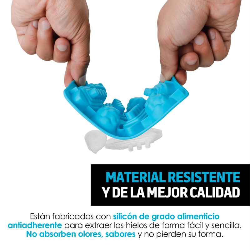 Moldes para Hielos de Silicón en Forma de Barco e Iceberg 2pz Redlemon